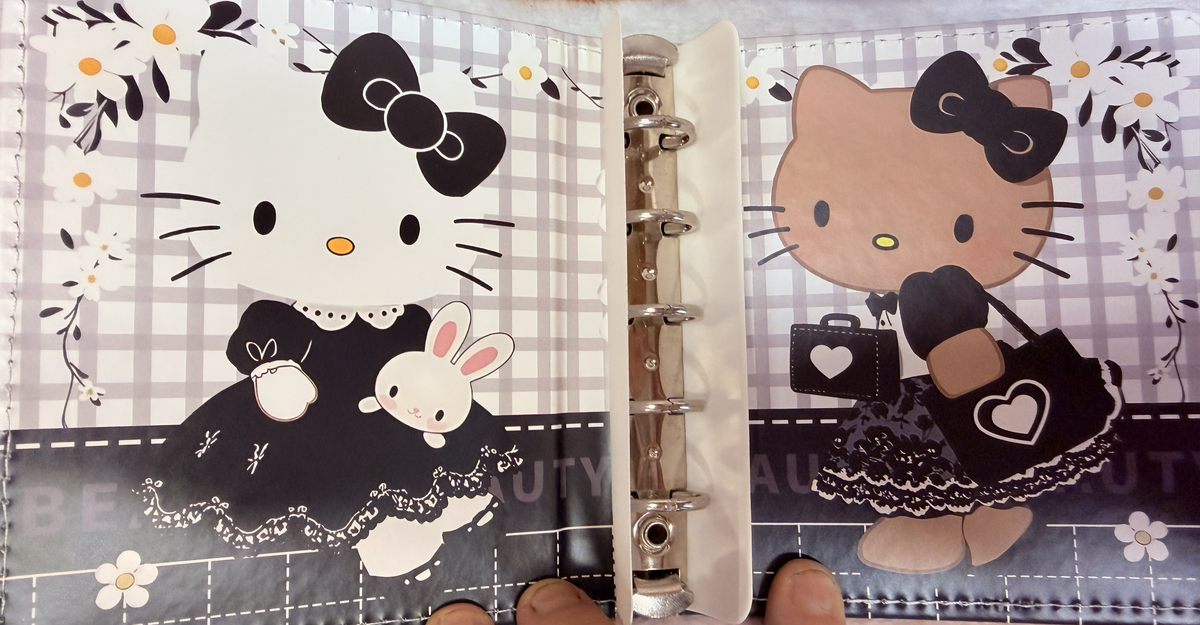 Hello Kitty 5 Ring Binder Notebook (licensed)