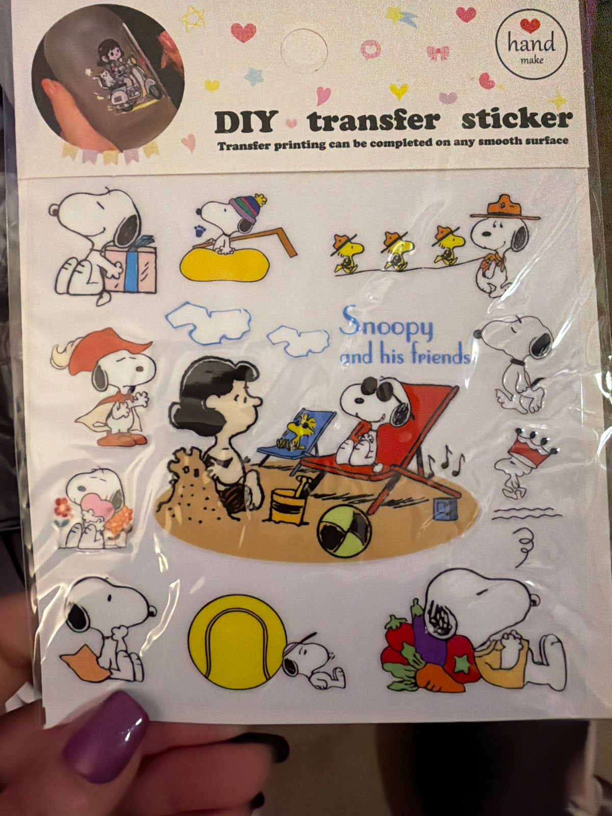 Snoopy decals
